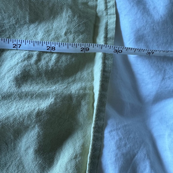 Madewell 100% Cotton Oversized Button-Down Shirt in Pale Citron Yellow - Picture 10 of 10